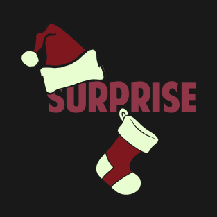 Christmas Surprise Santa Merry Xmas Happy Holidays T-Shirt