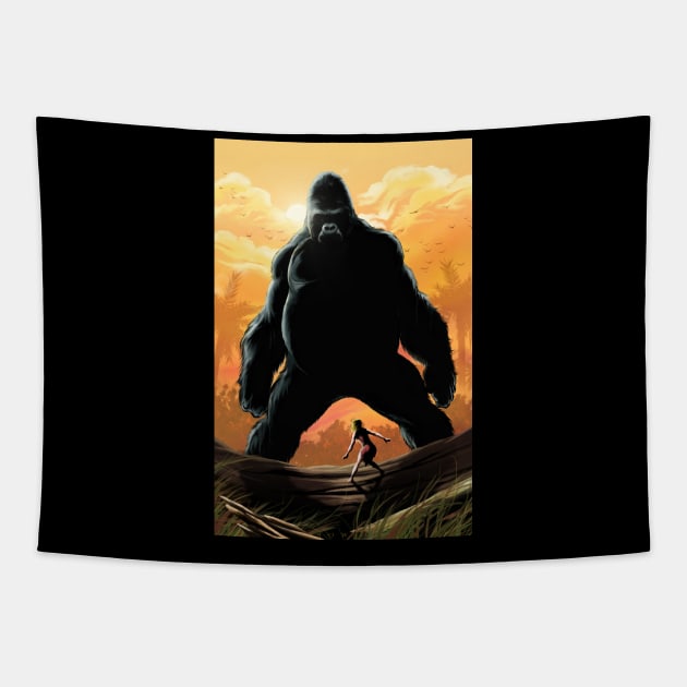 MEET KONG Tapestry by STARRJAM1969