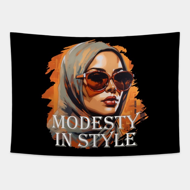 Modesty in Style Tapestry by Pixy Official