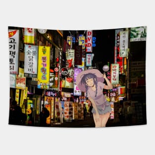 Trip to Korea Tapestry