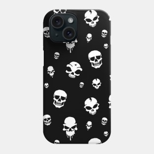 Hand drawn skull pattern Phone Case