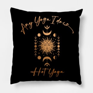 Hot Yoga Mom Celestial Sun Yogi Namaste Savasana Pillow