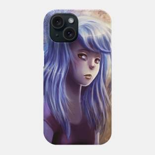 Blue Girl Phone Case