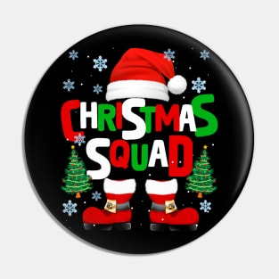 Christmas Squad Santa Claus Xmas Family Matching Pajamas Pin