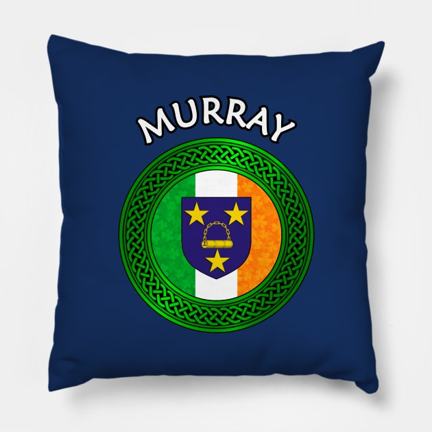 Irish Flag Shamrock Celtic Knot - Murray Pillow by Taylor'd Designs