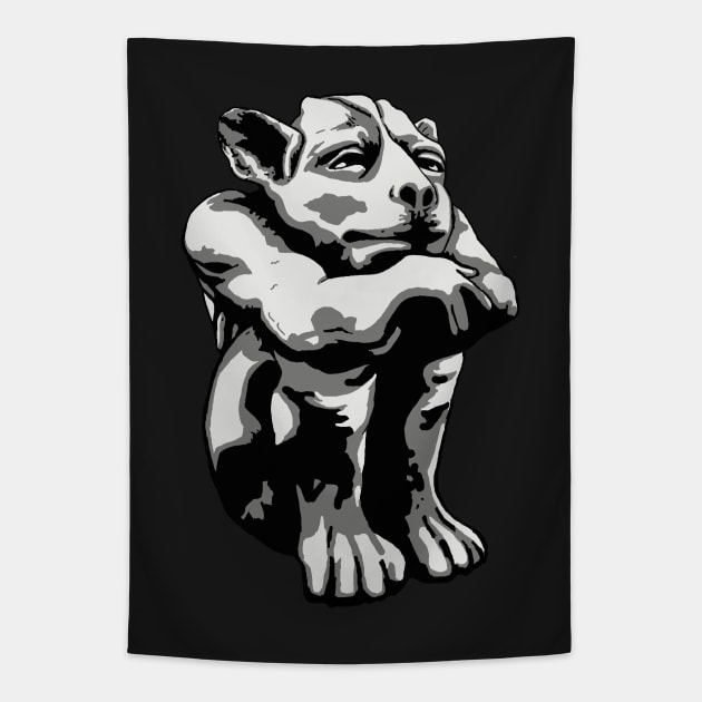 Gargoyle Tapestry by Astrablink7