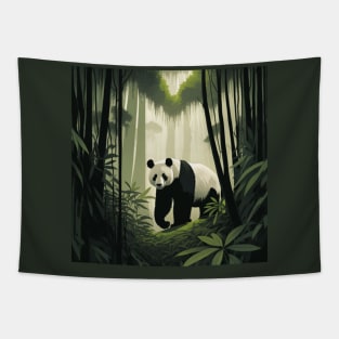 Cute panda art Tapestry