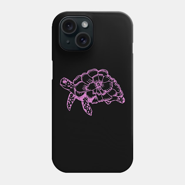 Motivational Inspirational Pink Turtle Cute Funny Gift Whale Sea Beach Summer Animals Love Cute Funny Gift Sarcastic Happy Fun Witty Good Positivity Relax Spiritual Depression Anxiety Gift Phone Case by EpsilonEridani