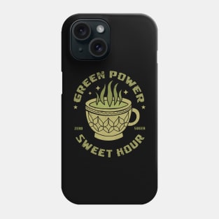 Green Power Sweet Hour Matcha Tea Gift Phone Case