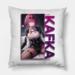 Kafka on a bed! Pillow