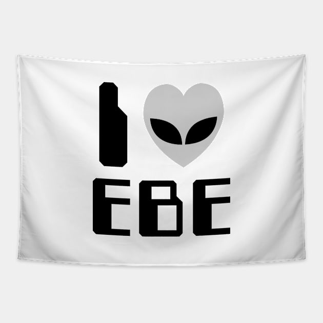 I Heart [Love] EBE Tapestry by tinybiscuits