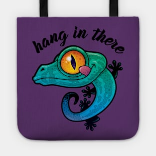 Hang In There Colorful Gecko Tote