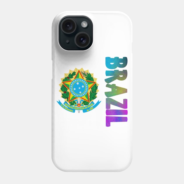 Brazil Coat of Arms Design Phone Case by Naves