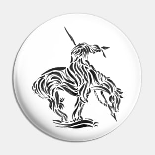 Trail of tears warrior Pin