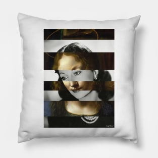 Madonna from The Virgin of the Rocks by Leonardo da Vinci and Vivien Leigh Pillow