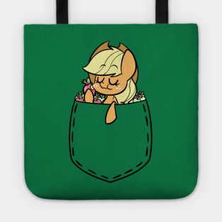 Apple in a Pocket Tote