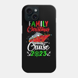 Family Christmas Cruise 2023 Squad Xmas Funny Cruising Lover Phone Case