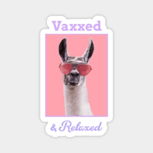 Vaxxed and Relaxed Llama Magnet