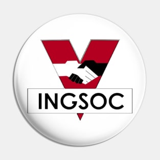 INGSOC. GEORGE ORWELL 1984 NOVEL LOGO Pin