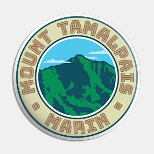 Mount Tamalpais Marin Circle Pin