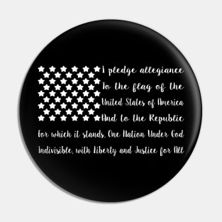 Pledge Of Allegiance United States Flag - US Flag USA Pin