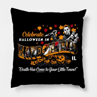 Slasher postcards - Haddonfield Pillow