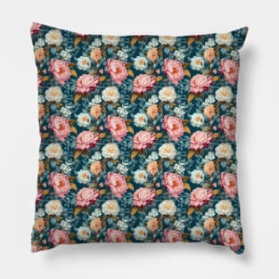 Pastel Roses pattern Pillow