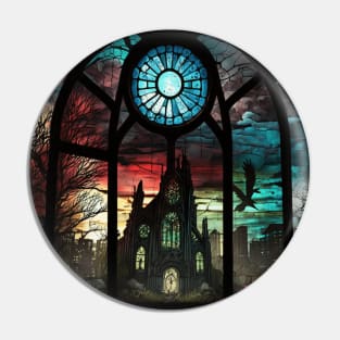 Stained Glass Tristram Cathedral Pin