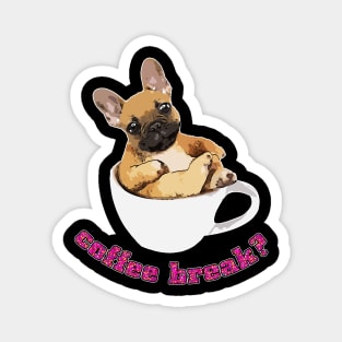 French Bulldog Dog coffee lovers Magnet