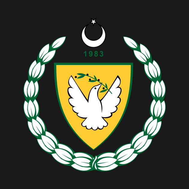 Coat of arms of the Turkish Republic of Northern Cyprus by Flags of the World