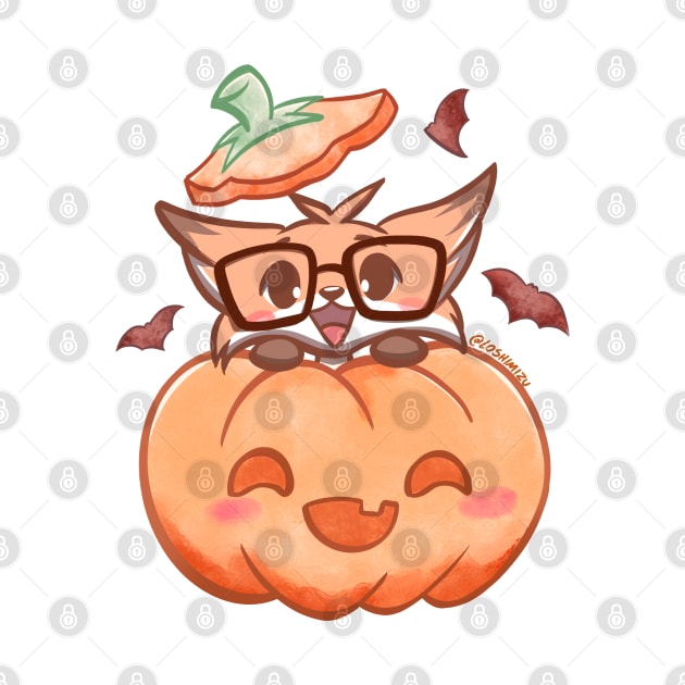 Cute pumpkin Fox Halloween by Kyumotea