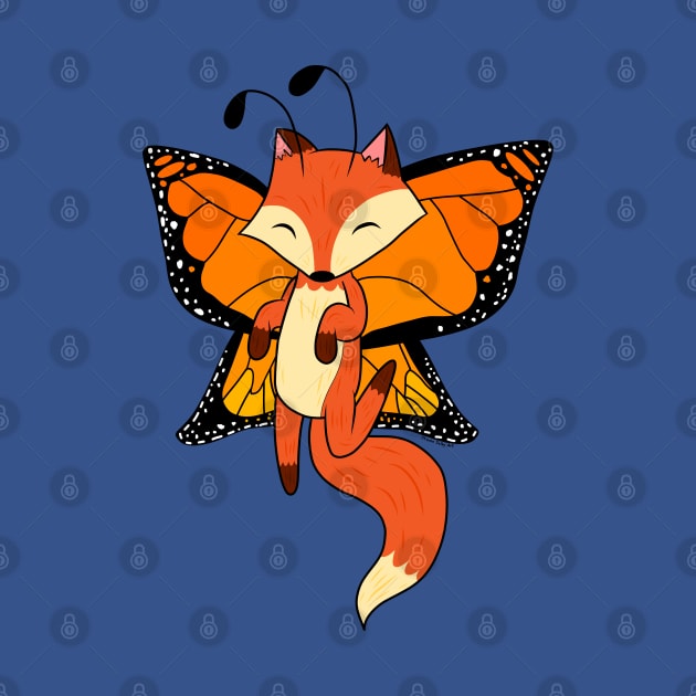 Butterfly Fox by stevenselbyart