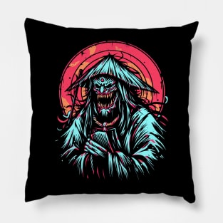 Japanese horror monk Pillow