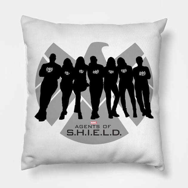 Agents of Silhouette Pillow by SarahMosc