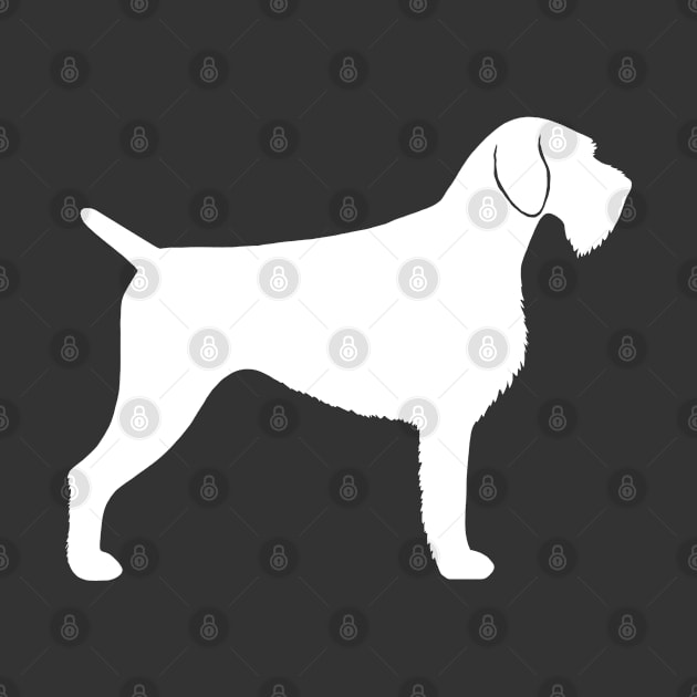 German Wirehaired Pointer Silhouette by Coffee Squirrel