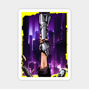 Cyberpunk Connections Magnet