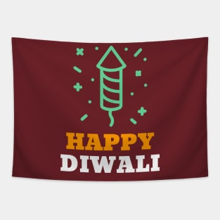 Happy Diwali Tapestry