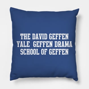 The David Geffen Yale Geffen Drama School of Geffen Pillow