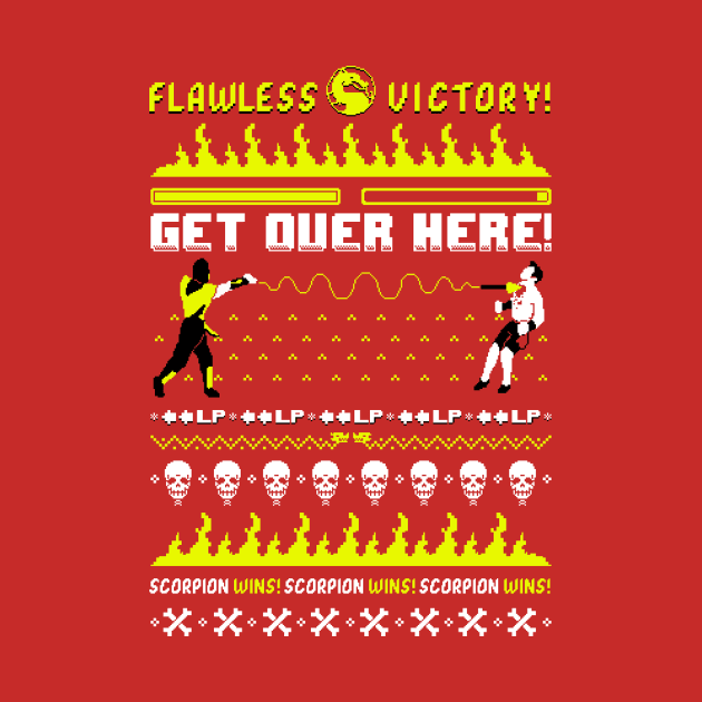 Get Over Here - Ugly Sweater by RetroPixelWorld