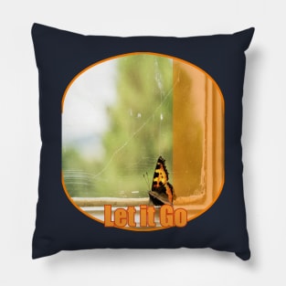 Caged animals Freedom Butterfly Pillow