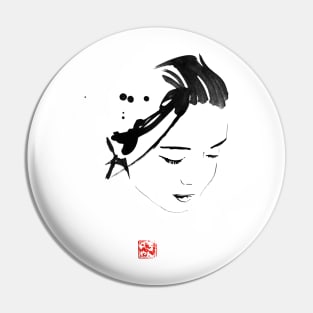 Visage Japonais Pin