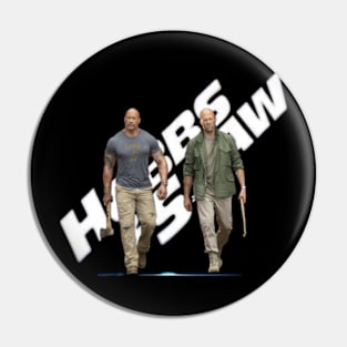 Hollywood Duos: Rock and Statham Pin