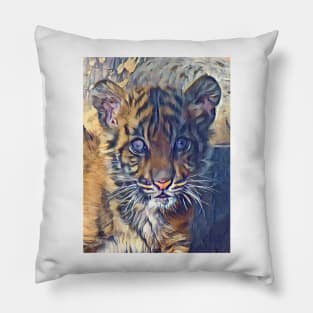 Sumatran Tiger cub Pillow