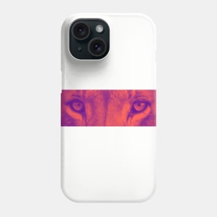 Lion eyes (Orange) Phone Case