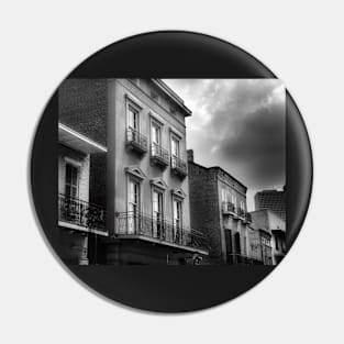 522 Bourbon Street In Black And White Pin