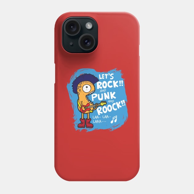 lets rock and punk Phone Case by Mako Design 