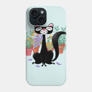 Cat Who Loved Plants Too Much Phone Case