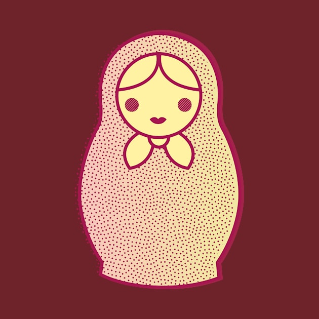 Stippled matryoshka by Design by Maria 