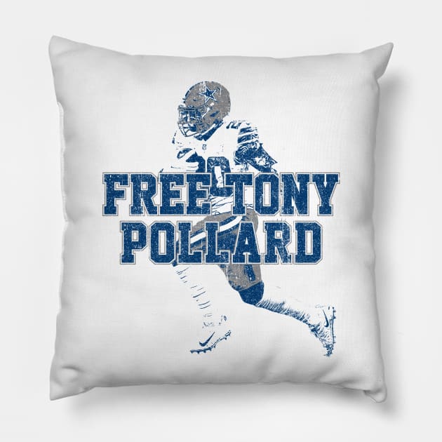 Free Tony Pollard (Variant) Pillow by huckblade