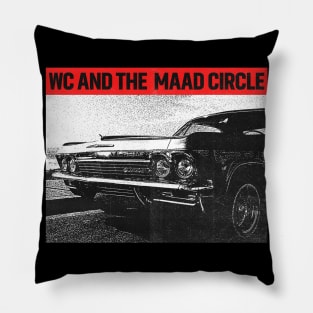 Wc And The Maad Circle Pillow